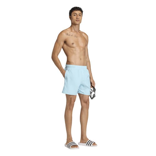 adidas Performance zwemshort lichtblauw afbeelding