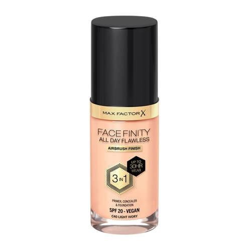 Wehkamp Max Factor Facefinity All Day Flawless 3-in-1 foundation, primer & concealer - C40 Light Ivory aanbieding
