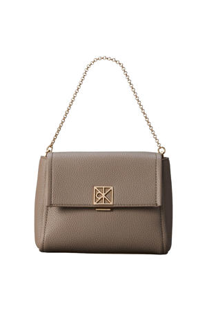 crossbody tas TH Emblem taupe