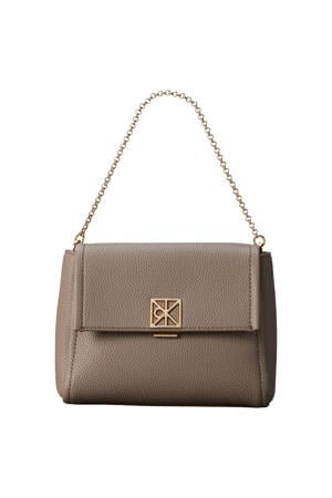 crossbody tas TH Emblem taupe