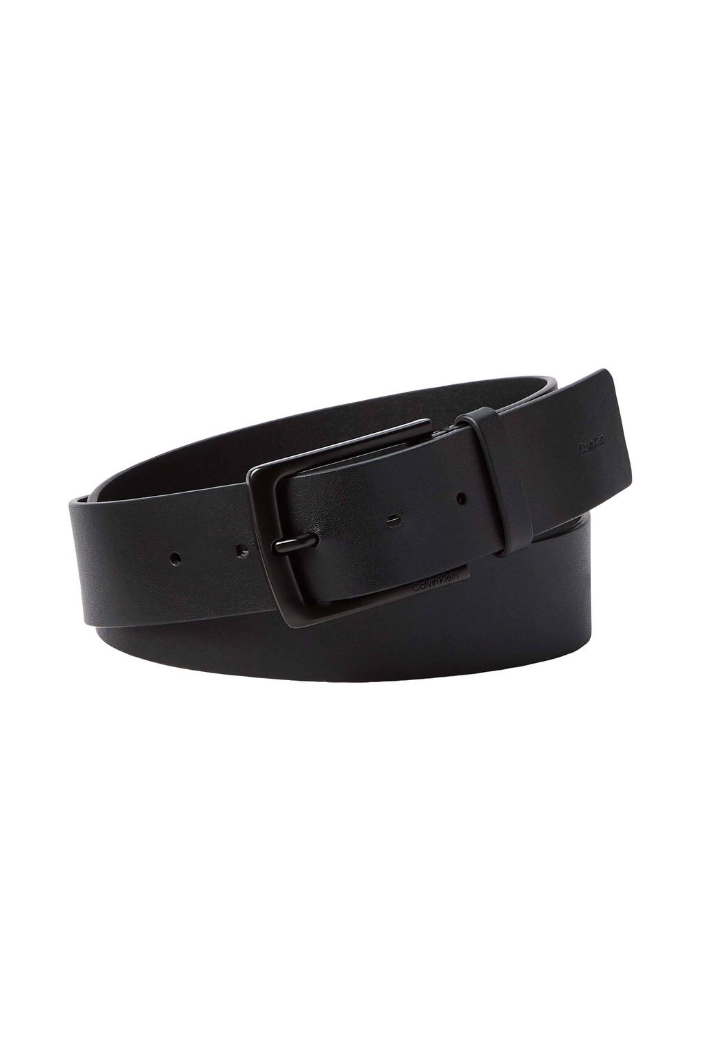 Calvin Klein leren riem zwart