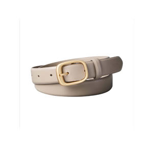 leren riem beige