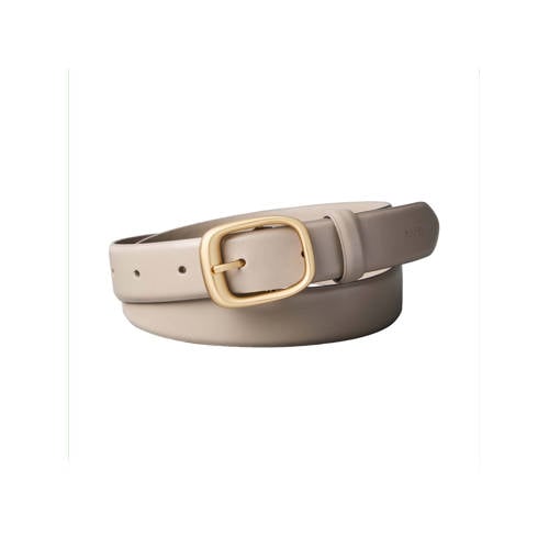 Calvin Klein leren riem beige afbeelding