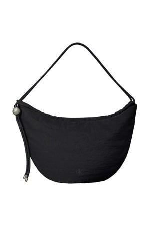 crossbody tas Nylon Cord zwart