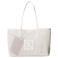 Calvin Klein mesh shopper Emblem ecru