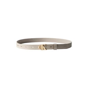 leren riem beige
