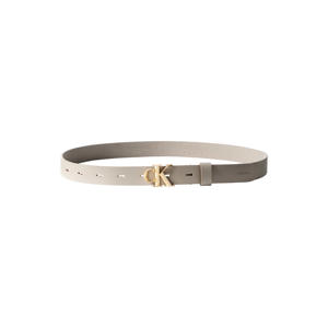 leren riem beige