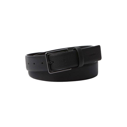 Calvin Klein leren riem zwart afbeelding