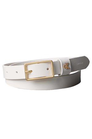 leren riem ecru