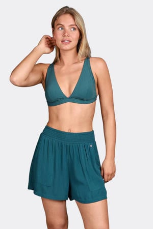 crinkle strandshort Essia petrol