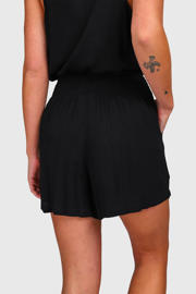 thumbnail: Brunotti crinkle strandshort Essia zwart