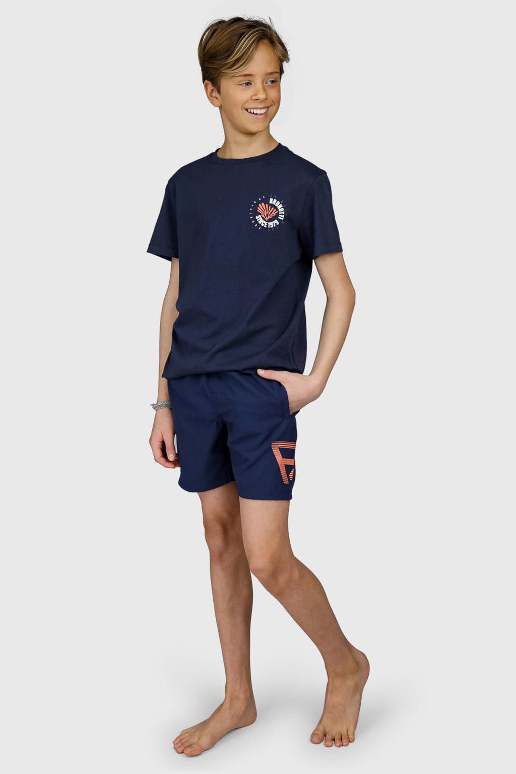 Brunotti zwemshort Cestery donkerblauw