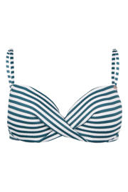 thumbnail: Brunotti voorgevormde beugel bikinitop Stefana groen/wit