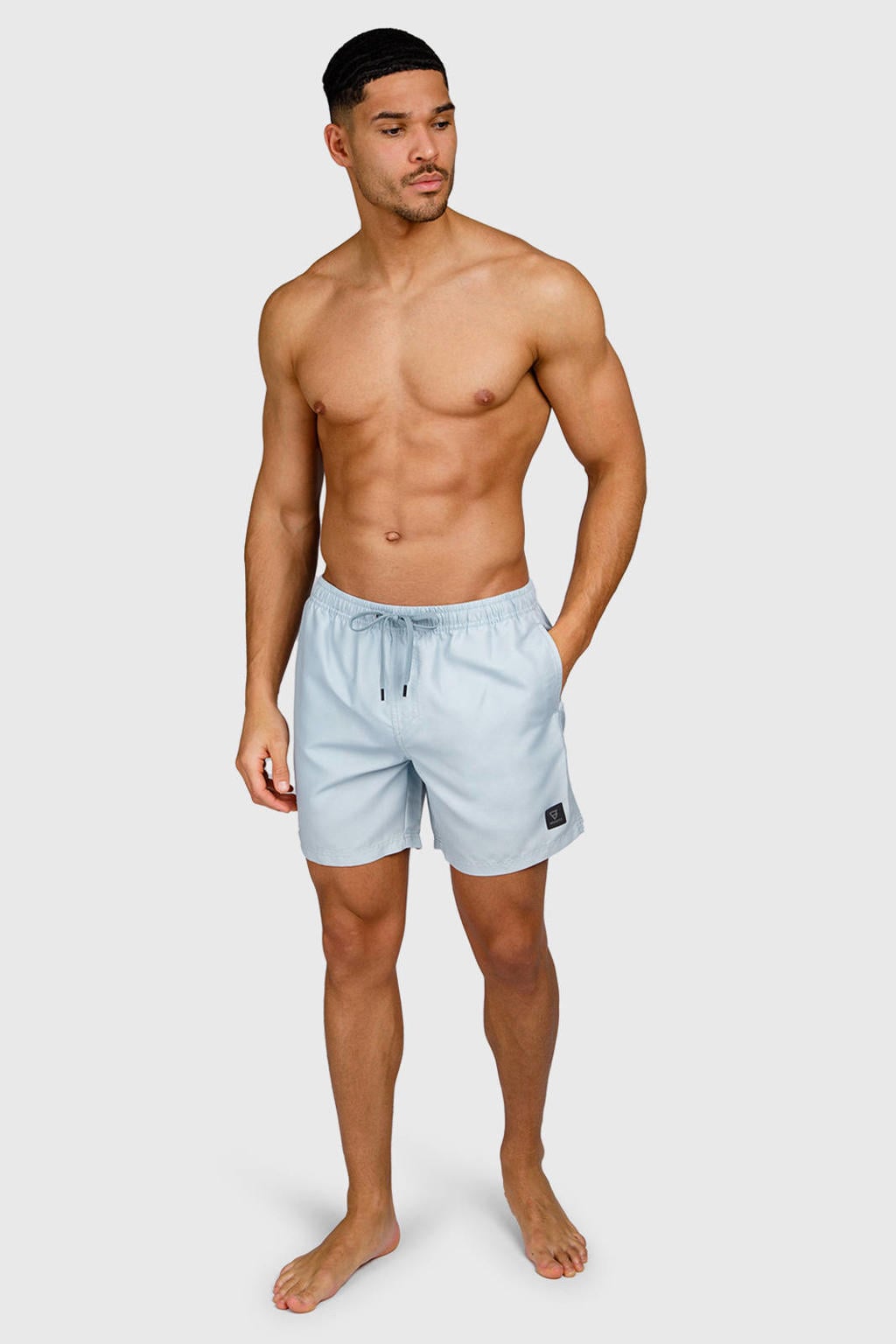 Brunotti zwemshort Hester lichtgrijs