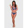 Brunotti voorgevormde halter bikini set Hollymai met textuur blauw
