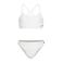 Brunotti crop bikini Sofia met textuur wit