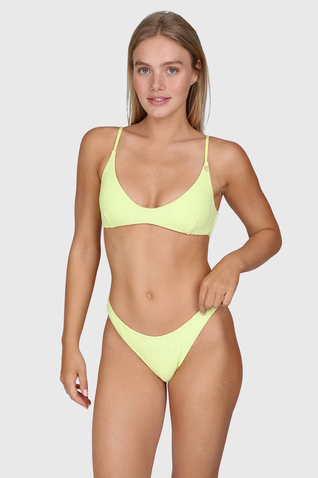 Guusje x Brunotti voorgevormde bikini set - lichtgeel