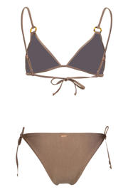 thumbnail: Brunotti voorgevormde triangel bikini Sunanda bruin