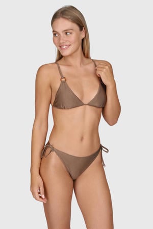 voorgevormde triangel bikini set Sunanda bruin
