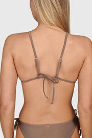 thumbnail: Brunotti voorgevormde triangel bikini set Sunanda bruin