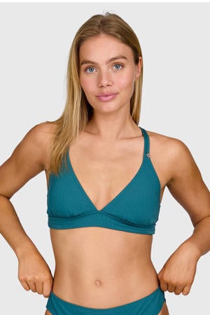 voorgevormde bikinitop Delphina petrol