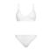Brunotti voorgevormde triangel bikini set Bella met textuur wit