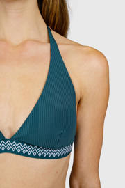 thumbnail: Brunotti voorgevormde halter bikinitop Relay petrol