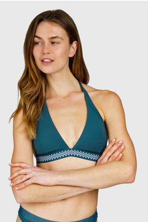 voorgevormde halter bikinitop Relay petrol