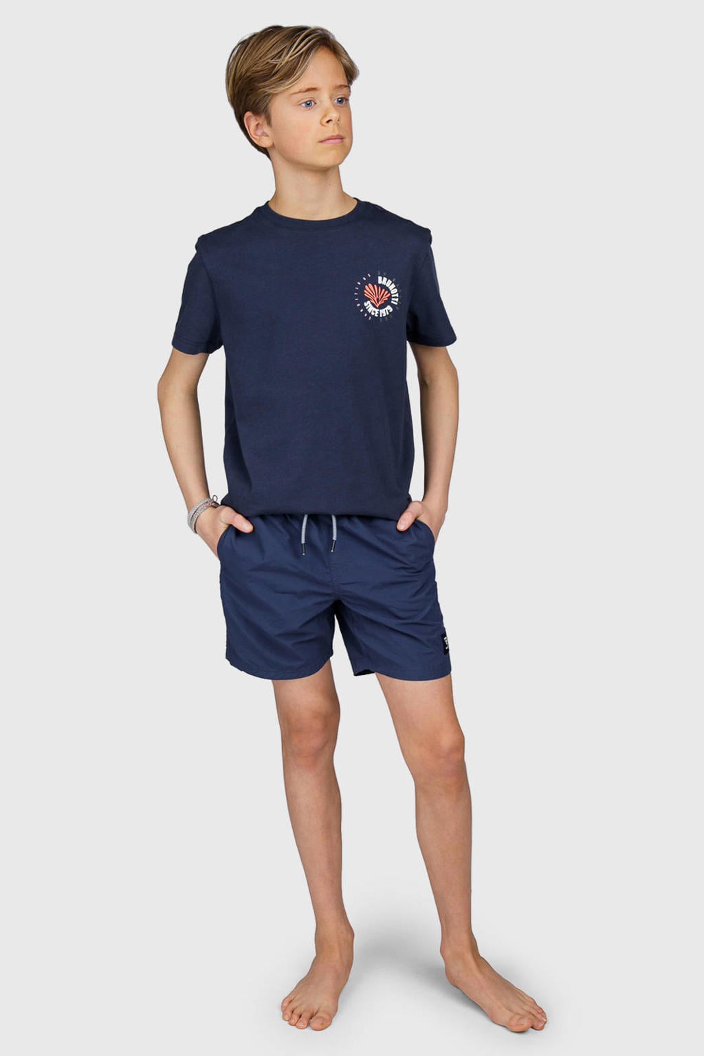 Brunotti zwemshort Hestey donkerblauw