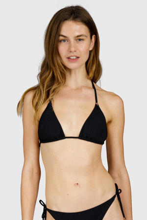 voorgevormde triangel bikinitop Novalee zwart
