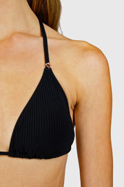 thumbnail: Brunotti voorgevormde triangel bikinitop Novalee zwart