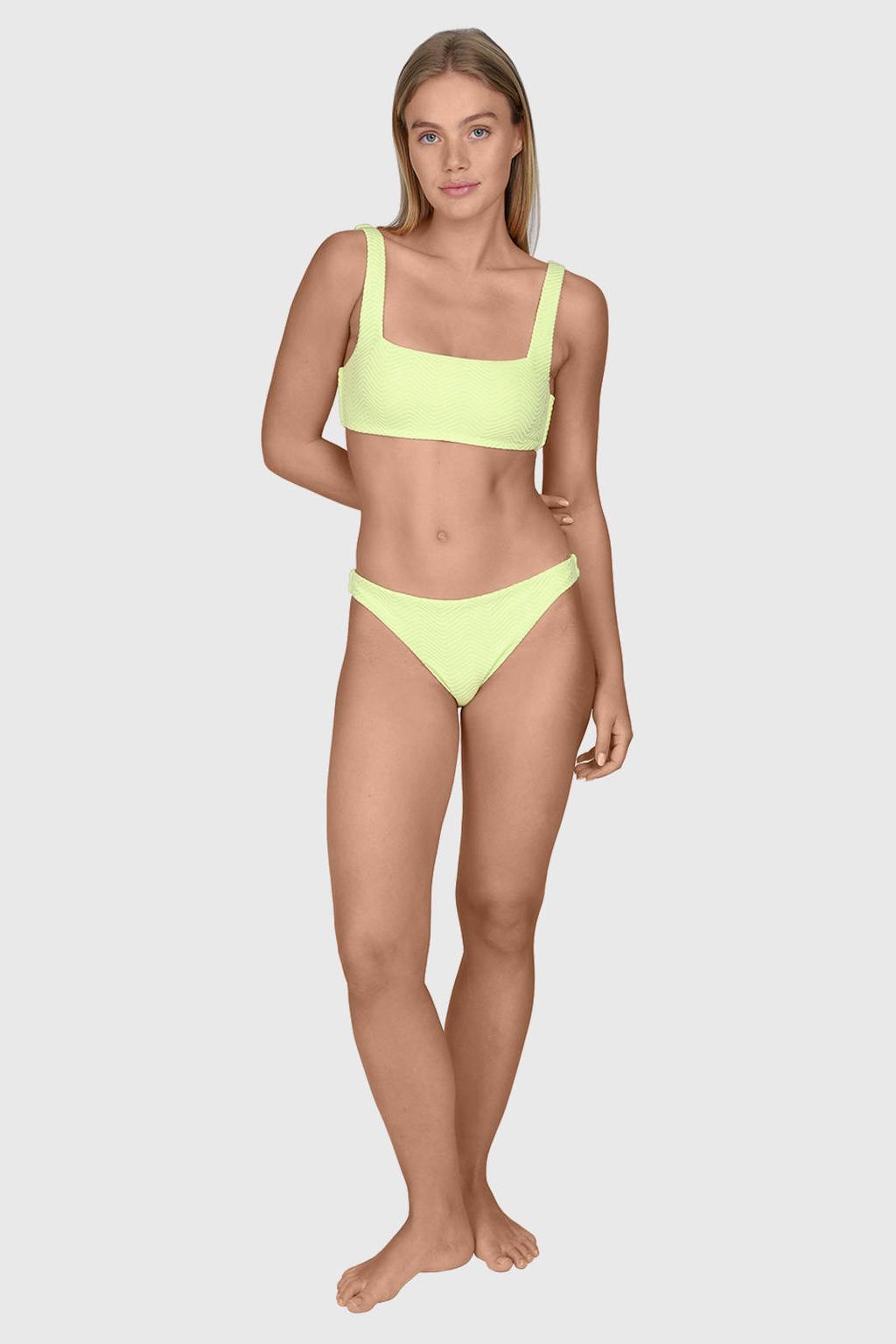 Guusje x Brunotti voorgevormde cropbikini set - lichtgeel