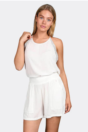 crinkle strandshort Essia wit