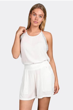 crinkle strandshort Essia wit