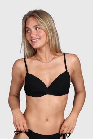 voorgevormde beugel bikinitop Stefana zwart