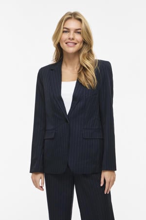 regular blazer donkerblauw