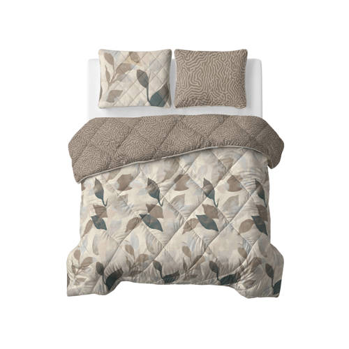 Sleeptime dekbed zonder overtrek met kussensloop Lazy - taupe afbeelding