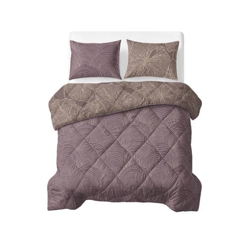 Sleeptime dekbed zonder overtrek met kussensloop Lazy - mauve afbeelding