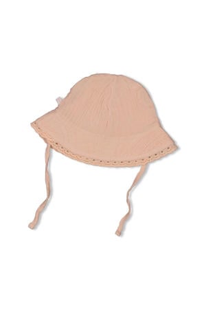 zonnehoedje Summer Woven roze