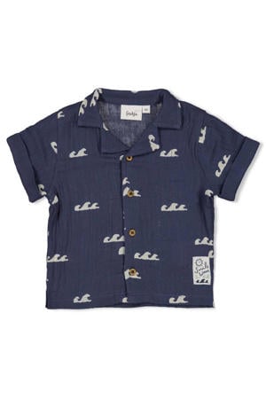 overhemd Summer Woven marineblauw