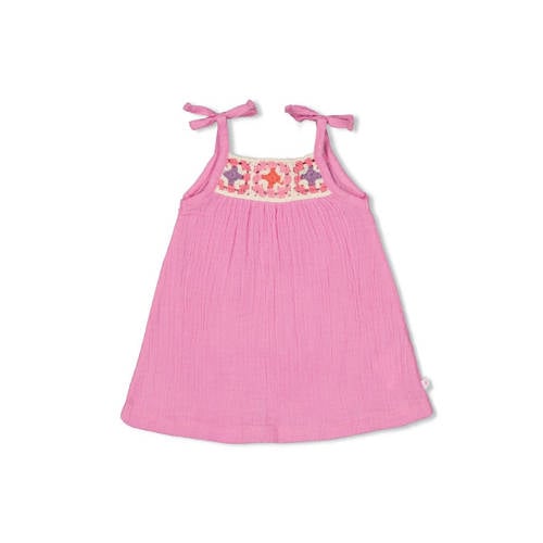 Feetje jurk  Summer Woven fuchsia roze afbeelding