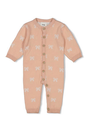 fijn gebreid boxpak The Knits roze