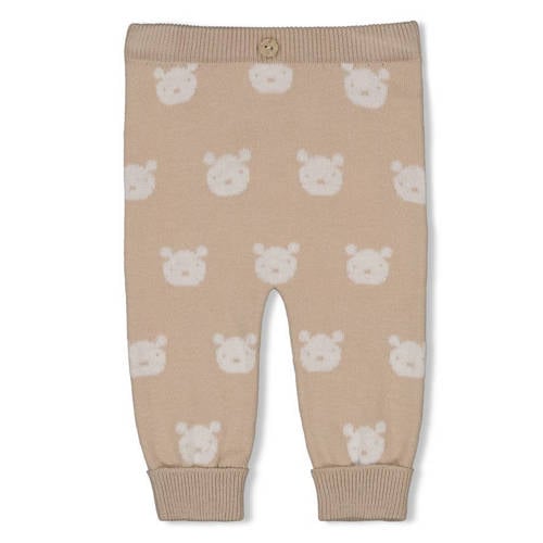 Feetje baby broek The Knits zand/wit afbeelding