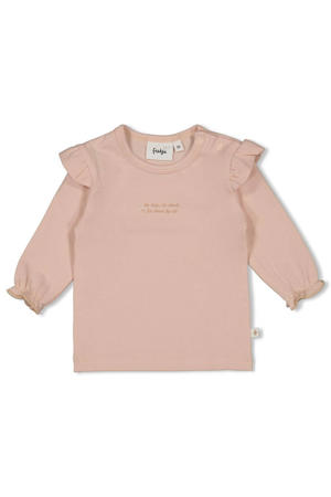 longsleeve  Delicate Flower lichtroze