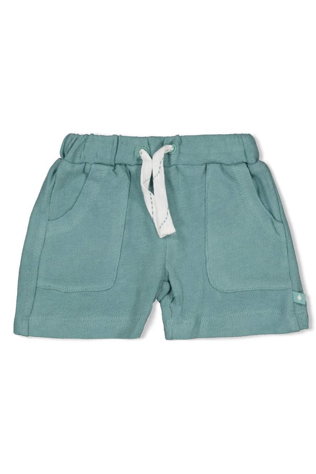 Groene jongens Feetje sweatshort You Croc my World van katoen met regular fit, regular waist en effen