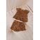 Feetje T-shirt + korte broek Summer Woven bruin