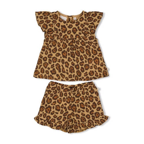 Feetje T-shirt + korte broek Summer Woven bruin afbeelding
