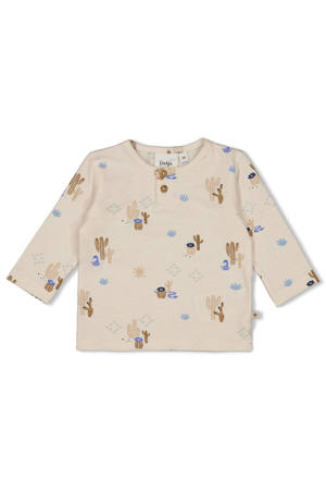 longsleeve Sssiesta ecru/bruin