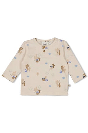 longsleeve Sssiesta ecru/bruin