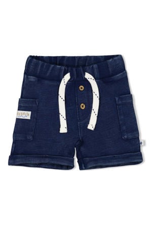 jog denim short Sssiesta marineblauw